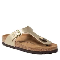Klapki i japonki damskie - Birkenstock Japonki Gizeh Bs 1016109 Gold - miniaturka - grafika 1