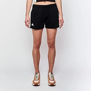 Kappa 222 Band TREADYI WO Szorty, Kobieta, Czarny/Biały - Spodenki damskie - miniaturka - grafika 1