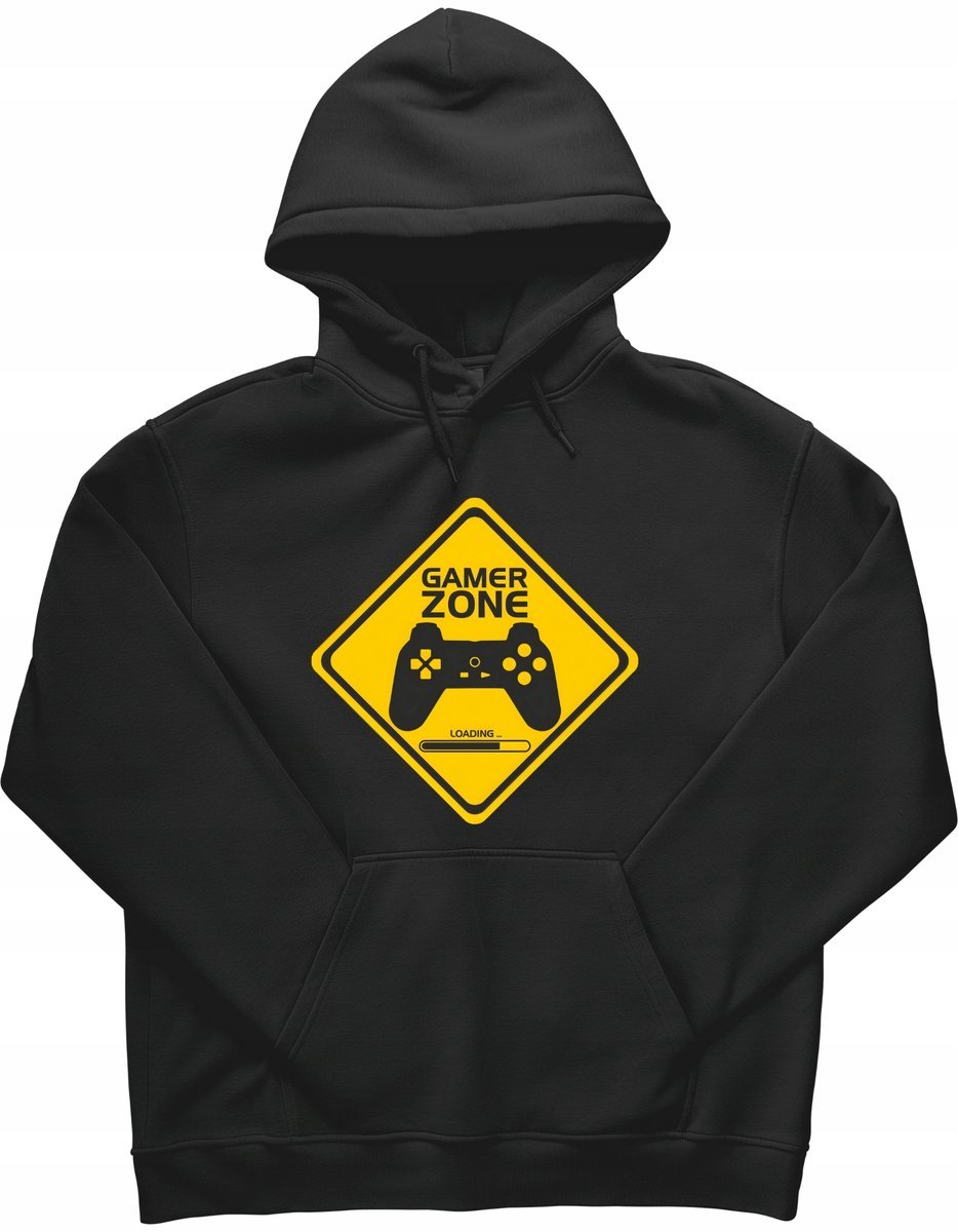 Bluza dziecięca Gry komputerowe PS5 xbox Fortnite gaming czarna R-5-6 A393