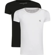 Koszulki męskie - CALVIN KLEIN JEANS T-shirt 2-pack | Slim Fit - miniaturka - grafika 1