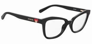 Okulary korekcyjne Love Moschino MOL604 807 - Okulary korekcyjne, oprawki, szkła - miniaturka - grafika 2