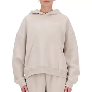 Bluza New Balance WT33531MNK - beżowa - Bluzy sportowe damskie - miniaturka - grafika 1