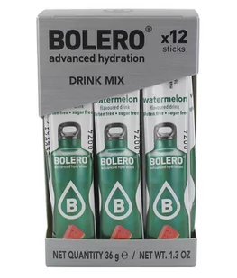 BOLERO Bolero Napój koncentrat 1 kcal Arbuz 6g x 12 saszetek - Śmietanki i dodatki do kawy - miniaturka - grafika 1