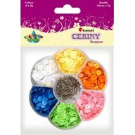 Dekoratorstwo - Titanum Zestaw dekoracyjny Cekiny + szpilki 340177 - miniaturka - grafika 1