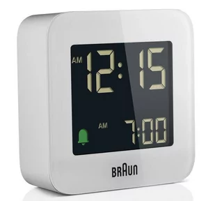 Braun Budzik elektroniczny BC08W - biały - Zegary - miniaturka - grafika 1
