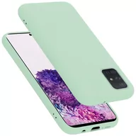 Etui i futerały do telefonów - Pokrowiec Do Samsung Galaxy A71 4G Etui w LIQUID JASNO ZIELONY TPU Silikon Case Cover Obudowa Ochronny Cadorabo - miniaturka - grafika 1