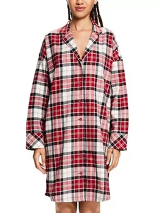 ESPRIT Damska koszula nocna, Red 3, XL - Piżamy damskie - miniaturka - grafika 1