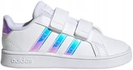 Buty dla dziewczynek - 25 Buty Dziecięce Adidas Rzepy Hologram FW1276 - miniaturka - grafika 1