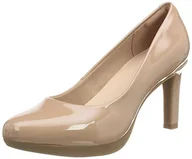 Czółenka - Clarks Damskie czółenka Ambyr Joy, ciepły beż., 40 EU - miniaturka - grafika 1