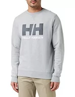 Bluzy męskie - Helly Hansen Męska bluza dresowa z logo HH, szara melanż, 3XL, Szary Melanż, 3XL - miniaturka - grafika 1