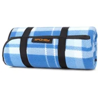 Akcesoria turystyczne - Spokey PICNIC MOOR 130 x 150 cm niebieski 925069 - miniaturka - grafika 1