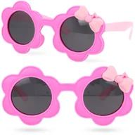 Okulary przeciwsłoneczne - NIEŁAMLIWE Okulary przeciwsłoneczne dla dzieci dziecięce SUNFLOWER FUCHSIA - miniaturka - grafika 1