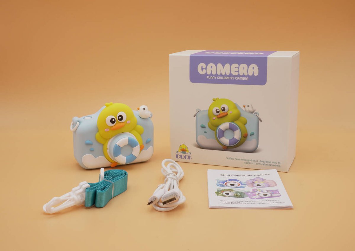 Kaczka w Obiektywie Aparat Fotograficzny