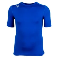 Koszulki sportowe męskie - Koszulka męska Warrior Compression SS Senior M, Niebieski - miniaturka - grafika 1