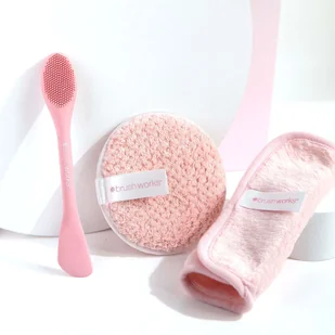 Brushworks Revitalising Face Set - zestaw do pielęgnacji skóry - Kosmetyki do demakijażu - miniaturka - grafika 2