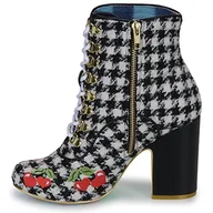 Botki damskie - Fruity piknikowe botki, Q322, czarne B, 38 EUR - miniaturka - grafika 1