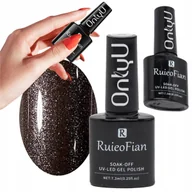 Lakiery do paznokci - Metaliczny Braz Hybrydowy Lakier Do Paznokci Z Polyskiem Lakier Uv/L103 - miniaturka - grafika 1