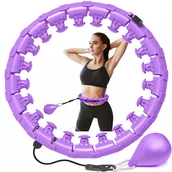 Pozostały sprzęt i akcesoria do ćwiczeń - HULA HOP ODCHUDZAJĄCE z WYPUSTKAMI MASAŻEREM SMART FIT - miniaturka - grafika 1