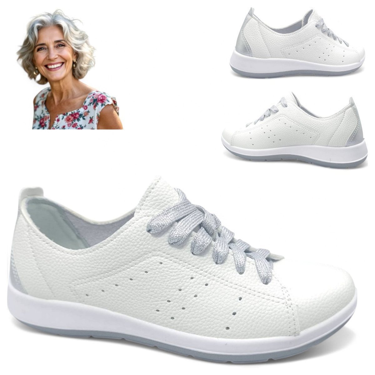 Damskie Obuwie Ortopedyczne Sznurowane Dr Orto Wygodne Półbuty Zdrowotne 40