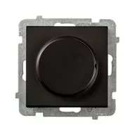 Wyłączniki światła i elektryczne - Ospel Ściemniacz do LED SONATA czarny - miniaturka - grafika 1