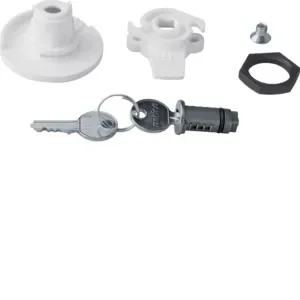 Hager polo univers Zamek cylindryczny nr455 do obudowy IP44 FZ453N FZ453N - Rozdzielnie elektryczne - miniaturka - grafika 1