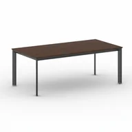 Stoły i stoliki do biura - B2B Partner Stół konferencyjny INVITATION 2000 x 1000 x 740 mm, orzech 499396 - miniaturka - grafika 1