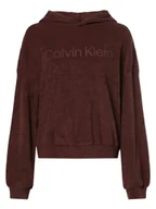 Koszulki i topy damskie - Calvin Klein Damska koszulka od piżamy Kobiety brązowy jednolity, S - miniaturka - grafika 1