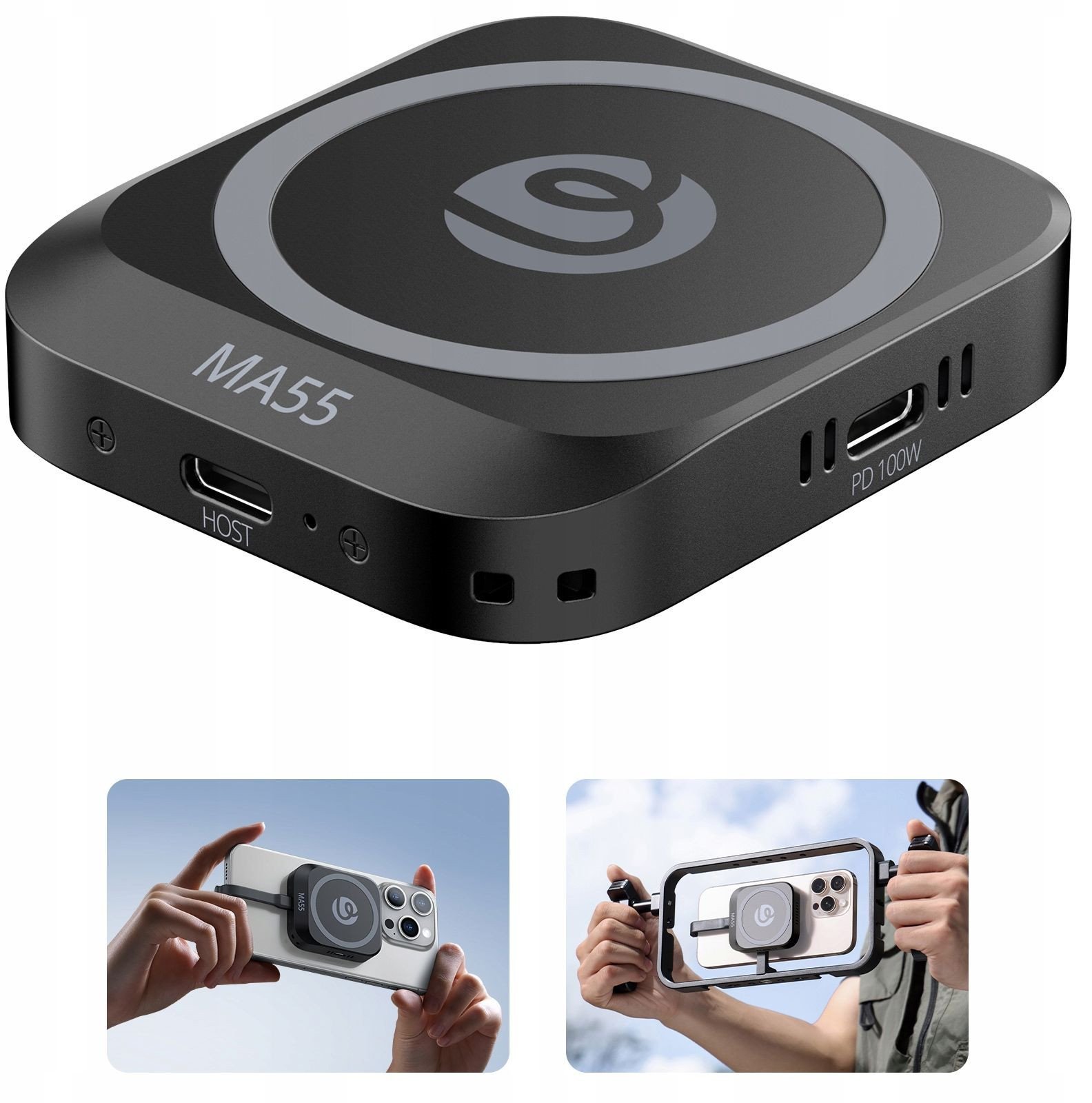 Magnetyczna Obudowa Uchwyt Na Dysk Ssd Do Telefonu Usb-c Chłodzenie Ulanzi / Ma55 / M097