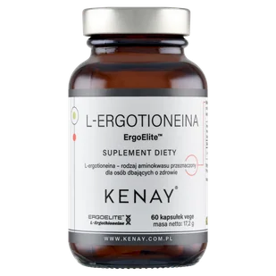 Kenay L-Ergotioneina ErgoElite, 60 kapsułek vege - Witaminy i minerały - miniaturka - grafika 1