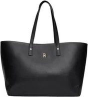 Torebki damskie - Tommy Hilfiger Damska torba TH Chic Tote, czarna, Czarny - miniaturka - grafika 1