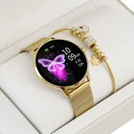 Smartwatch - Rubicon złoty + bransoletka Pacific - miniaturka - grafika 1