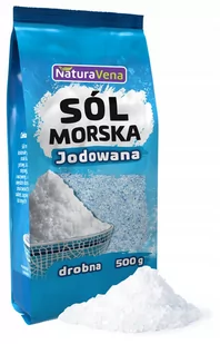 NaturAvena Sól Morska Drobna 500g - NAVSOLMORSDRB - Zdrowa żywność - miniaturka - grafika 1