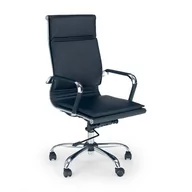 Fotele i krzesła biurowe - Halmar Fotel Biurowy Gabinetowy Obrotowy MANTUS Czarny - miniaturka - grafika 1