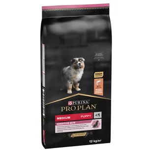Purina Pro Plan Optiderma Puppy Medium Sensitive Skin 12 kg - Sucha karma dla psów - miniaturka - grafika 7