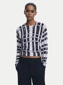 Swetry damskie - Desigual Sweter Noruega 25WWJF41 Czarny Regular Fit - miniaturka - grafika 1