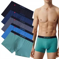 Majtki męskie - BOKSERKI MĘSKIE bawełniane sportowy krój miękka gumka Atlantic *XXL - miniaturka - grafika 1