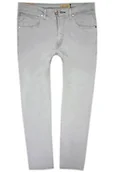 Spodnie męskie - WRANGLER ARIZONA STRETCH REGULAR LIGHT GREY - miniaturka - grafika 1