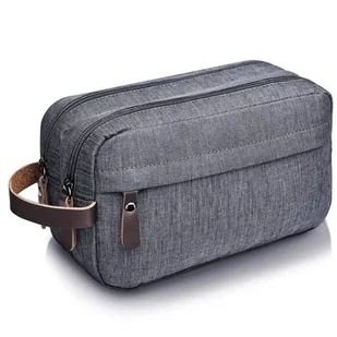 Kosmetyczka męska SZARA - Kosmetyczki, organizery i kuferki - miniaturka - grafika 1