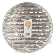 Naczynia i sztućce jednorazowe - Tacka grillowa aluminiowa okrągła 34 cm 3 sztuki - miniaturka - grafika 1