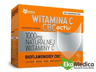 Ekamedica Witamina C CBC Activ proszek 21x10g - Witaminy i minerały - miniaturka - grafika 2