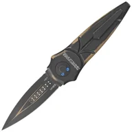 Noże - Nóż grawitacyjny Paragon Warlock-X Convergence Black Aluminium, Black Cerakote CPM S35VN (WLOCX-DUNE-THEME2) - miniaturka - grafika 1