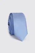 Krawaty i muchy męskie - Niebieski krawat struktura KWNS008008 - miniaturka - grafika 1