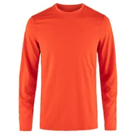 Koszulki sportowe męskie - Męska koszulka termoaktywna Fjallraven Abisko Day Hike LS flame orange - L - miniaturka - grafika 1