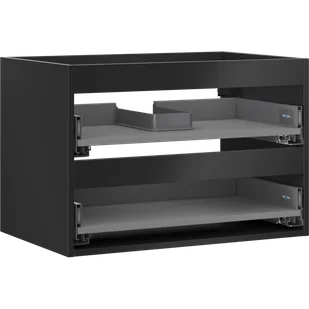 Mexen Box-A korpus szafki podumywalkowej 70 cm, 2 szuflady, czarny mat - 91AX0-0700-470-2-71 - Szafki łazienkowe - miniaturka - grafika 1