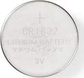 Baterie i akcesoria - Nedis Single-use battery CR1632 Lithium 3 V 5 pcs Silver - miniaturka - grafika 1