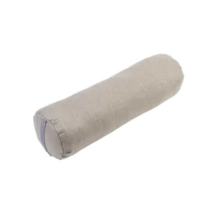 Wałek Gravity lniany relaksacyjny 70x29x17 naturalny len wełna drzewna, silikonowe kuleczki, len - Poduszki, koce i materace lecznicze - miniaturka - grafika 1