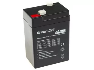 Green Cell akumulator żelowy AGM 6V 4.5Ah AGM02 4,5Ah - Baterie do zasilaczy awaryjnych UPS - miniaturka - grafika 1