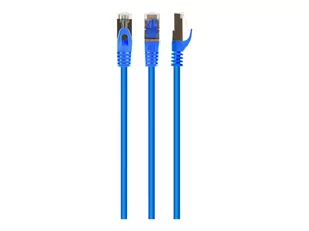 GEMBIRD PP6A-LSZHCU-B-2M patchcord RJ45 kat. 6A SFTP LSZH 2m niebieski - Kable miedziane - miniaturka - grafika 1