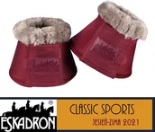 Akcesoria jeździeckie - Eskadron Kaloszki FAUXFUR Classic Sports A/W 21 - - rustic red - miniaturka - grafika 1