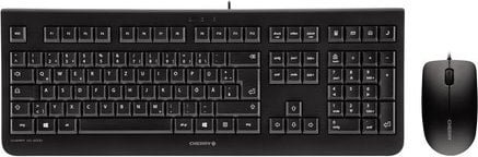 Klawiatura + mysz Cherry CHERRY DC 2000 klawiatura USB AZERTY Belgijski Czarny JD-0800BE-2